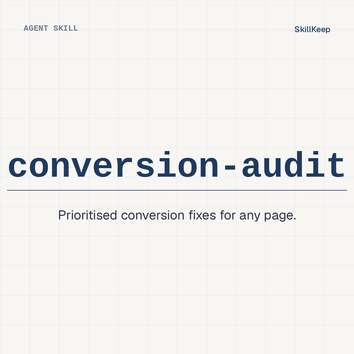 conversion-audit