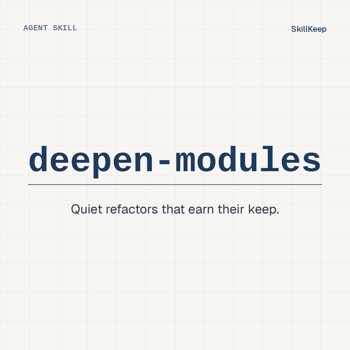 deepen-modules